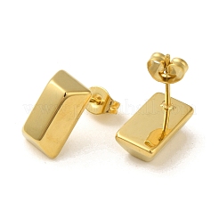 PVD Vacuum Plating 304 Stainless Steel Stud Earring&nbsp;EJEW-C099-06G