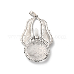 Natural Quartz Crystal Big Pendants&nbsp;G-R486-02P-09