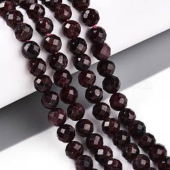Natural Garnet Beads Strands&nbsp;G-S345-6mm-37
