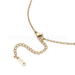 Brass Pave Clear Cubic Zirconia Bowknot Pendant 304 Stainless Steel Cable Chain Necklaces for Women&nbsp;NJEW-JN05356