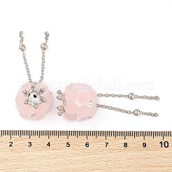 Handmade Luminous Polymer Clay Rhinestone Beads&nbsp;CLAY-H003-11P-01