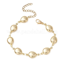 304 Stainless Steel Teardrop Link Chains Bracelets for Women&nbsp;BJEW-JB13427