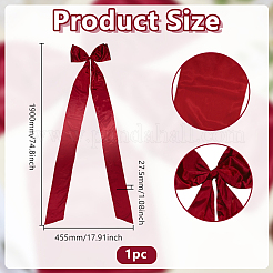 Polyester Big Bowknot Ornaments&nbsp;AJEW-GO0004-41