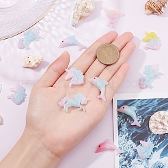 60Pcs 6 Style Resin Cabochons&nbsp;CRES-SC0002-03