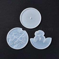 DIY Island Scenery Clock Silicone Molds&nbsp;DIY-E055-41