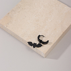 Bat 304 Stainless Steel Hoop Earrings&nbsp;FS-WGDACA4-01