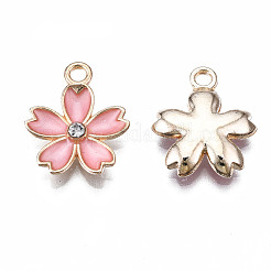 Alloy Enamel Pendants&nbsp;X-ENAM-S121-052D