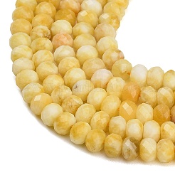 Faceted Dyed Natural White Jade Beads Strands&nbsp;GG-CBAE966-01A-D