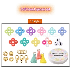 DIY Heishi Beads Jewelry Set Making Kit&nbsp;DIY-YW0005-25