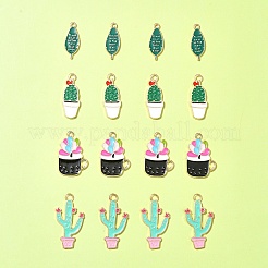 16Pcs 4 Styles Alloy Enamel Pendants&nbsp;ENAM-FS0001-86