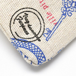 Printed Polycotton(Polyester Cotton) Packing Pouches Drawstring Bags&nbsp;ABAG-T004-10x14-14