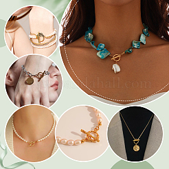 120 Sets 8 Styles Tibetan Style Alloy Toggle Clasps&nbsp;FIND-GA0005-28