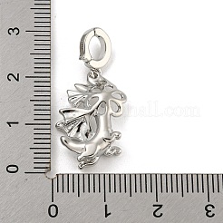 Long-Lasting Plated Brass Pendant Bails&nbsp;KK-O008-02B-P