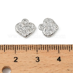 Brass Micro Pave Cubic Zirconia Pendants&nbsp;KK-D106-04P