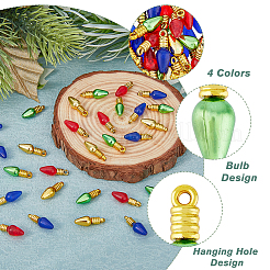 120Pcs 4 Style Plastic Pendants&nbsp;DIY-FH0005-70