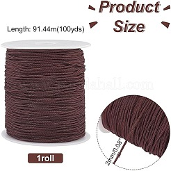 100 Yards Nylon Braided Cord&nbsp;NWIR-WH0020-03C