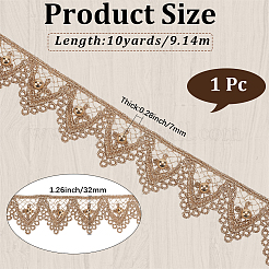 10 Yards Metallic Lace Trimming&nbsp;OCOR-CY0001-67