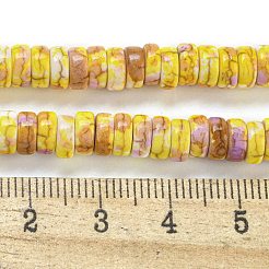 Baking Paint Synthetic Turquoise Beads Strands&nbsp;G-H060-02B-10