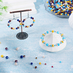 120G 3 Styles Glass Beads Strands&nbsp;EGLA-TA0013-72