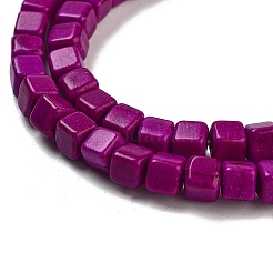 Synthetic Turquoise Beads Strands&nbsp;X-TURQ-G108-4x4mm-02