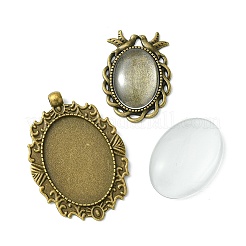 Vintage DIY Blank Pendant Making Kit&nbsp;DIY-FS0005-28