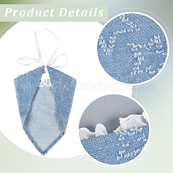 Polyester Triangle Headscarf&nbsp;AJEW-WH20072-72