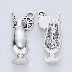 Tibetan Style Alloy Pendants&nbsp;X-TIBE-R316-103AS-RS