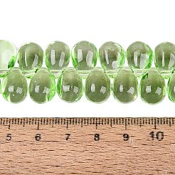 Baking Paint Transparent Glass Beads Strands&nbsp;GL-N005-02A-D06