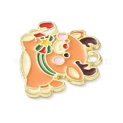 Alloy Enamel Pendants&nbsp;ENAM-C033-01C-G