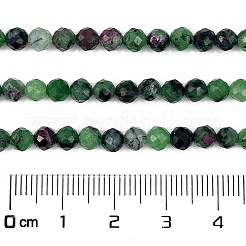 Natural Ruby in Zoisite Beads Strands&nbsp;G-L597-C02-03
