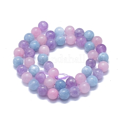 Natural Aquamarine & Rose Quartz & Amethyst Beads Strands&nbsp;G-D0013-68