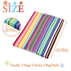 2 Bags 2 Styles Lucky Star Origami Paper&nbsp;DIY-TA0009-55