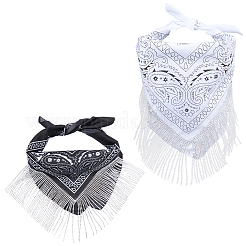 2Pcs 2 Colors Versatile Outdoor Cycling Bandana for Women&nbsp;OHAR-CY0001-21A