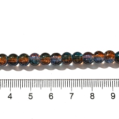 Crackle Glass Beads Strands&nbsp;X-CCG-C002-8mm-08