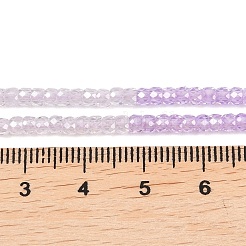 Cubic Zirconia Beads Strands&nbsp;ZIRC-P125-2x3mm-01