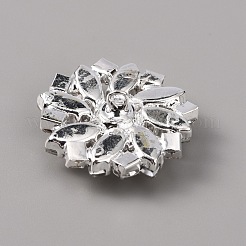 Brass Rhinestone Shank Buttons&nbsp;FIND-WH0110-263C