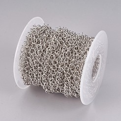 Tarnish Resistant Handmade 304 Stainless Steel Twisted Chain/Curb Chain&nbsp;STAS-P204-02P