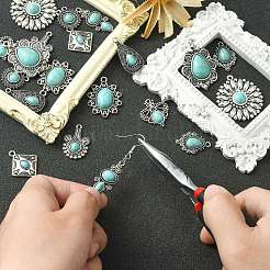 20Pcs 10 Styles Tibetan Style Alloy Pendants&nbsp;TIBEP-CJ0003-31