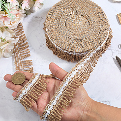 Linen Lace Trim&nbsp;OCOR-WH20003-76B