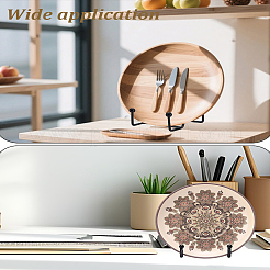 1Pc Stainless Steel Display Easels for Arts Plates Photo Frame&nbsp;ODIS-LP0001-06B