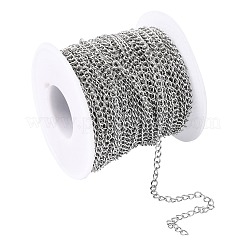 Tarnish Resistant 304 Stainless Steel Curb Chains&nbsp;CHS-Q001-11