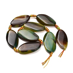 Natural Banded Agate Beads Strands&nbsp;G-F825-H01-03B