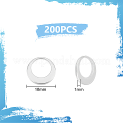 200Pcs 304 Stainless Steel Charms&nbsp;STAS-UN0052-70