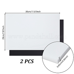 2Pcs 2 Colors HDPE Sheet&nbsp;DIY-GA0008-60B