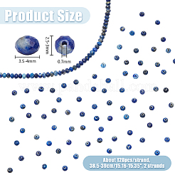 2 Strands Natural Lapis Lazuli Beads Strands&nbsp;G-NB0005-77