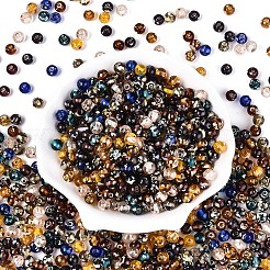 Picasso Baking Paint Glass Seed Beads&nbsp;SEED-N007-38A-01