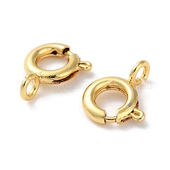Rack Plating Brass Spring Ring Clasps&nbsp;KK-F090-22G
