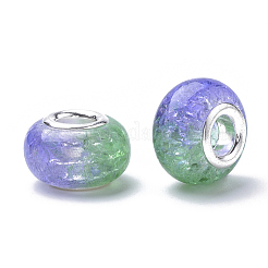 Crackle Resin European Beads&nbsp;RPDL-S013-01