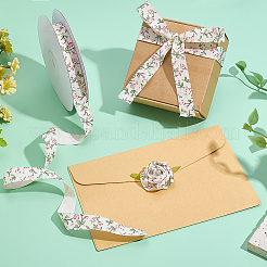 1 Roll Printed Cotton Ribbons&nbsp;SRIB-PH0001-74C