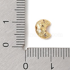 Brass Micro Pave Cubic Zirconia Beads&nbsp;KK-D262-06G-02